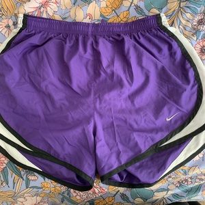 Purple Nike Running Shorts
